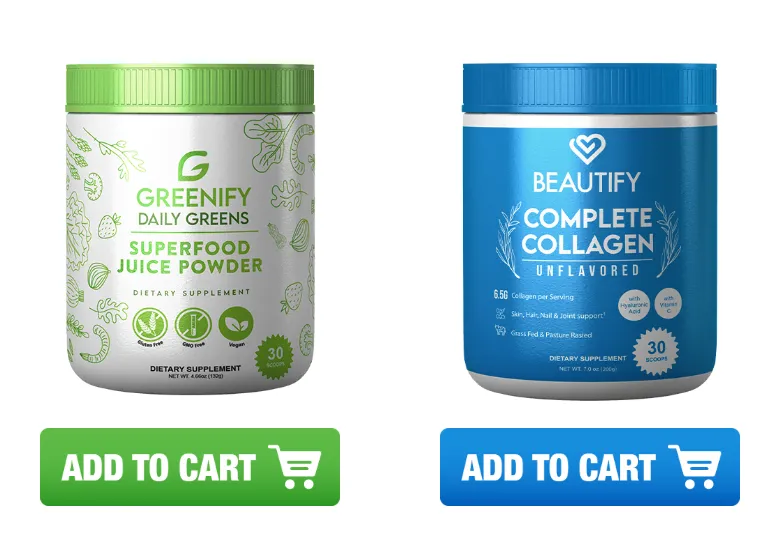 Daily Greens Bottle Package