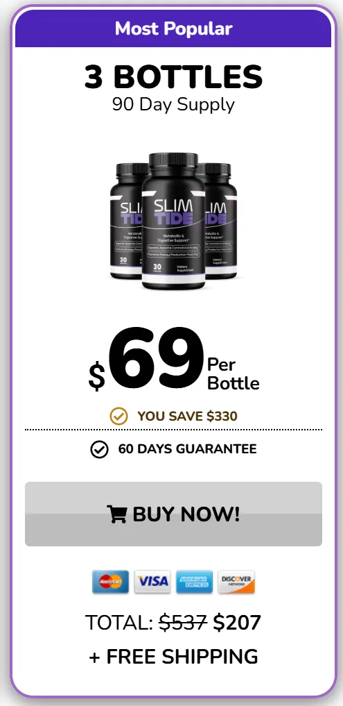 Slim Tide 3 Bottle