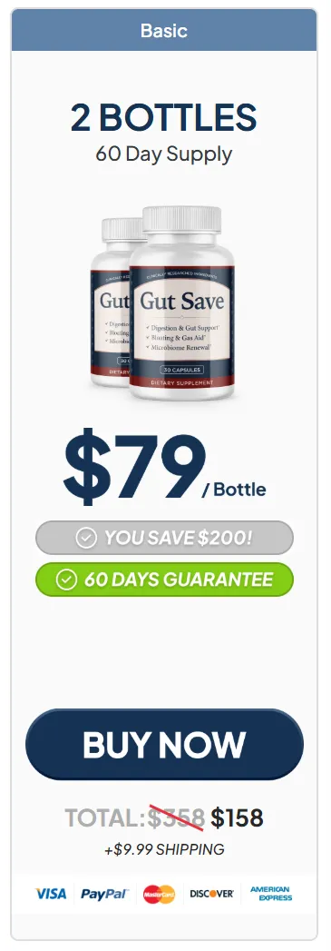 GutSave 2 Bottle Package