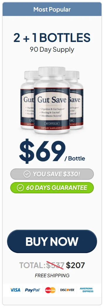 GutSave 3 Bottle Package