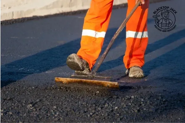 pavement maintenance work