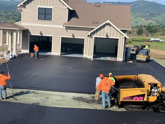 New asphalt driveway installation in Warren County NJ
