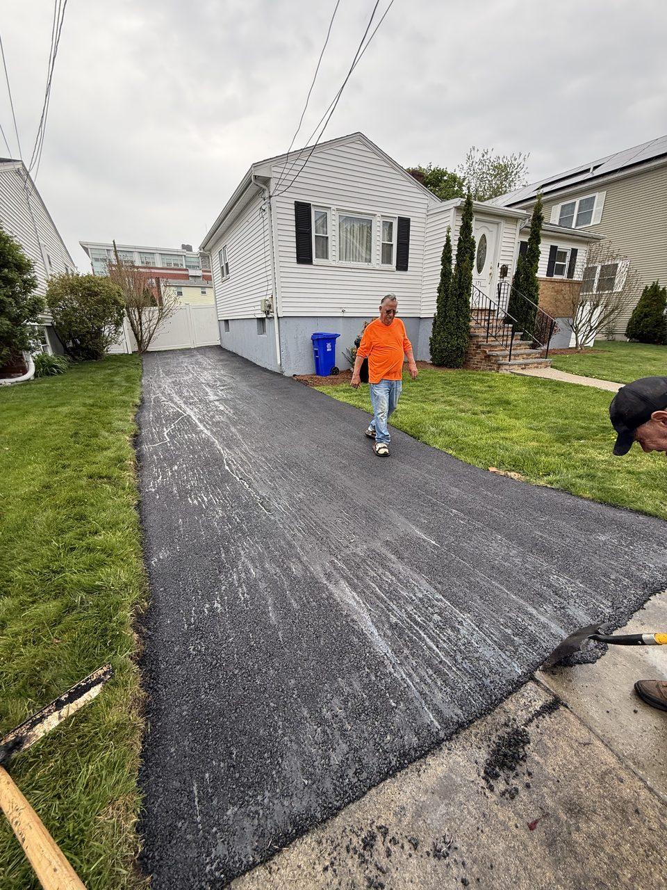 Asphalt resurfacing and overlay project in New Jersey
