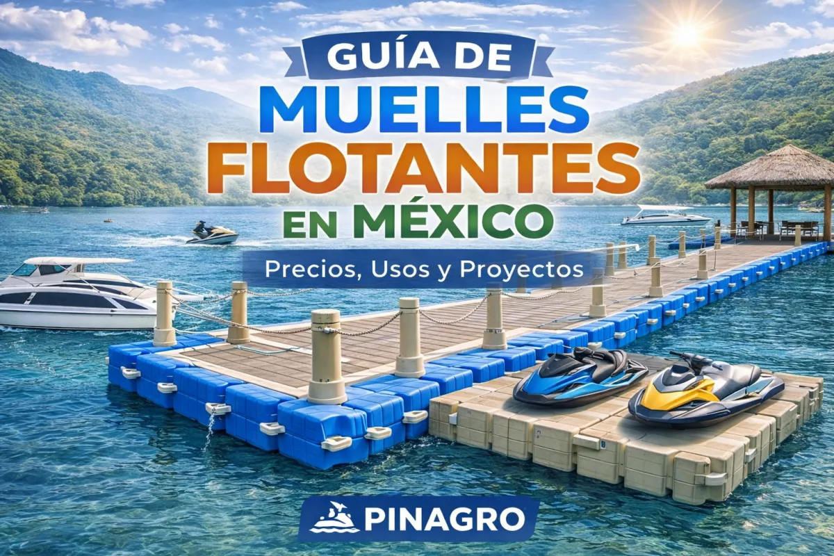 “Guía sobre muelles flotantes, módulos flotantes, precios, usos y proyectos en México”