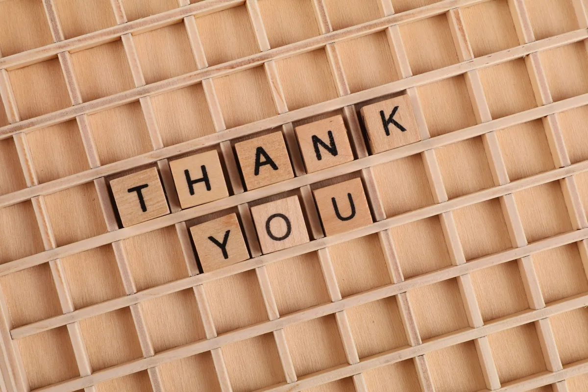 A month of gratitude