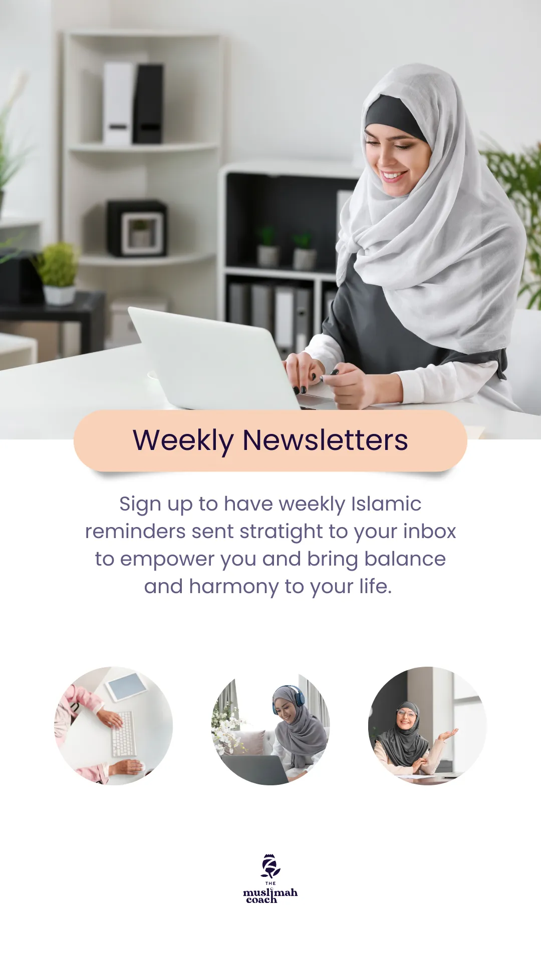 Personal Identity Coach, Rediscover Yourself, The Muslimah Coach, Reclaim your Identity, Islamic Life Coach, Self Awareness, Deen, Spirituality, Self Esteem, Self Worth, Email Newsletter, Email Marketing