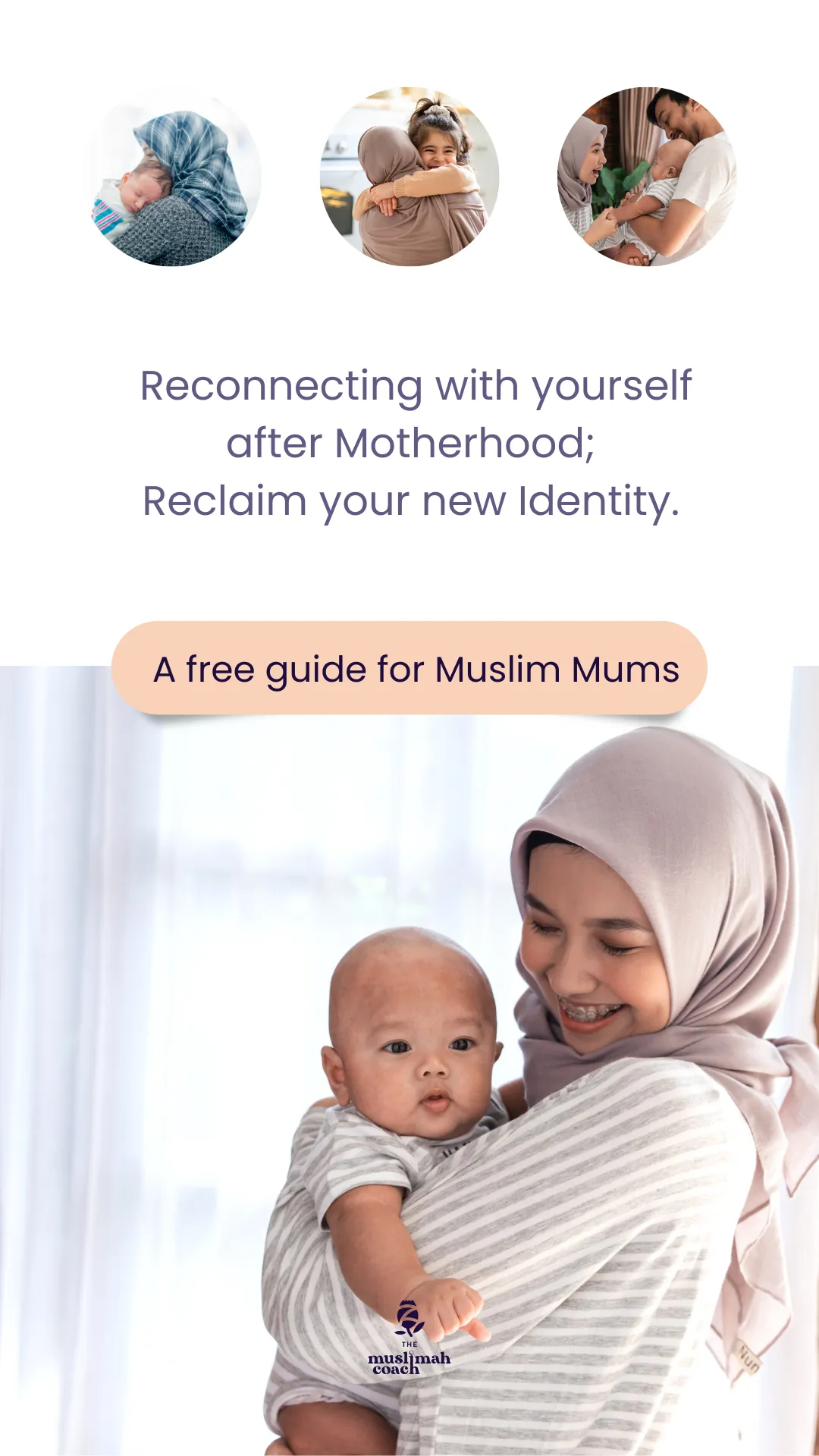 A guide for Muslimah Mums, Journal, Workbook, Muslim Motherhood, Mums, Mother, Mom, Stress, Overwhelm, Reclaiming yourself, 