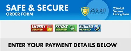 Safe and Secure, enter our payments details below