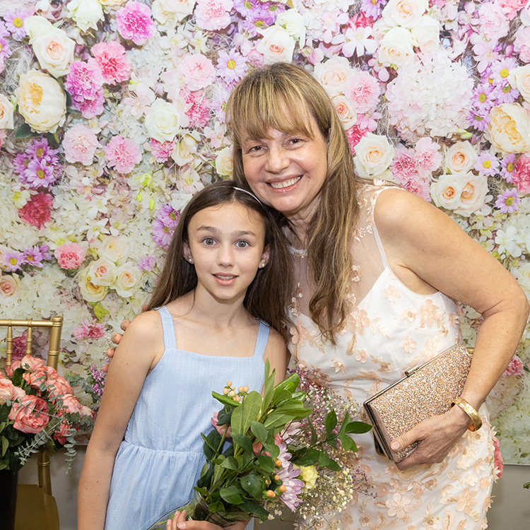 Grandmother and granddaughter enjoy attending tea and Etiquette program NLJC Nashville, Brentwood, TN 