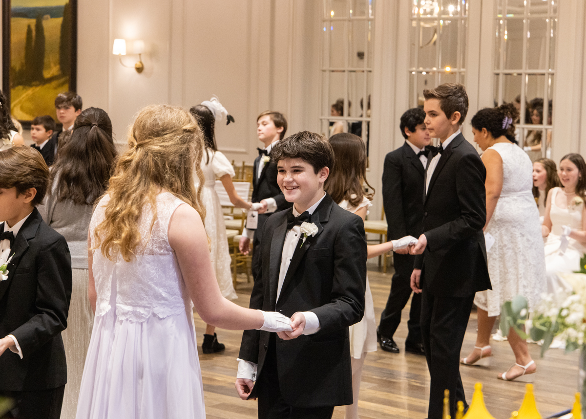 Junior Cotillion Middle School Children dancing in formals at he Grand Ball Nashville TN  Richland Country Club 