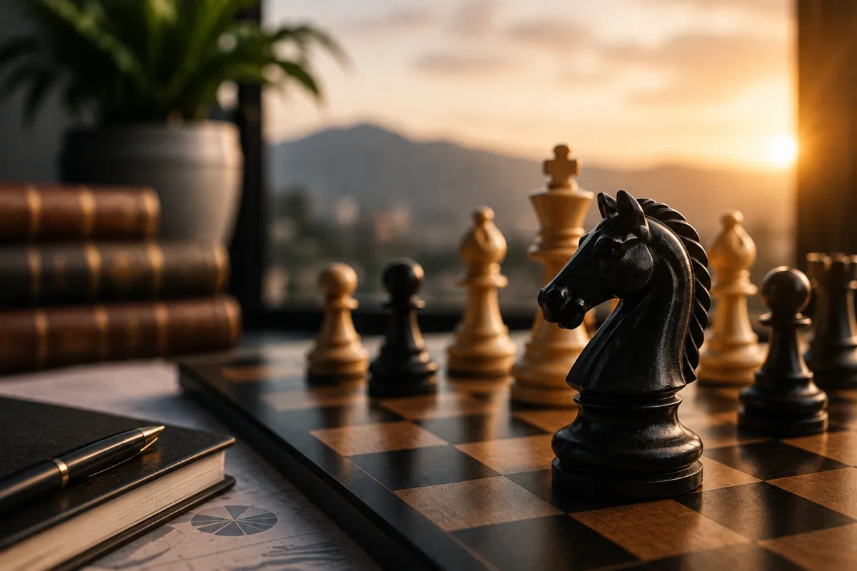 Think Like the Knight : What Chess Can Teach Us About Financial Strategy