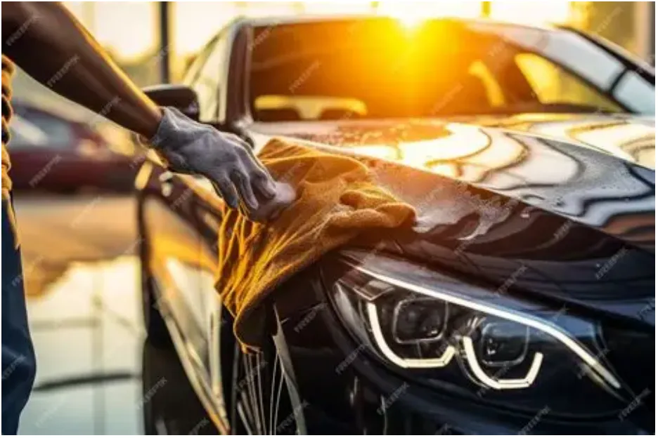 Full car detailing in Dallas TX - LG Mobile Detailing exterior hand wash and microfiber wipe down