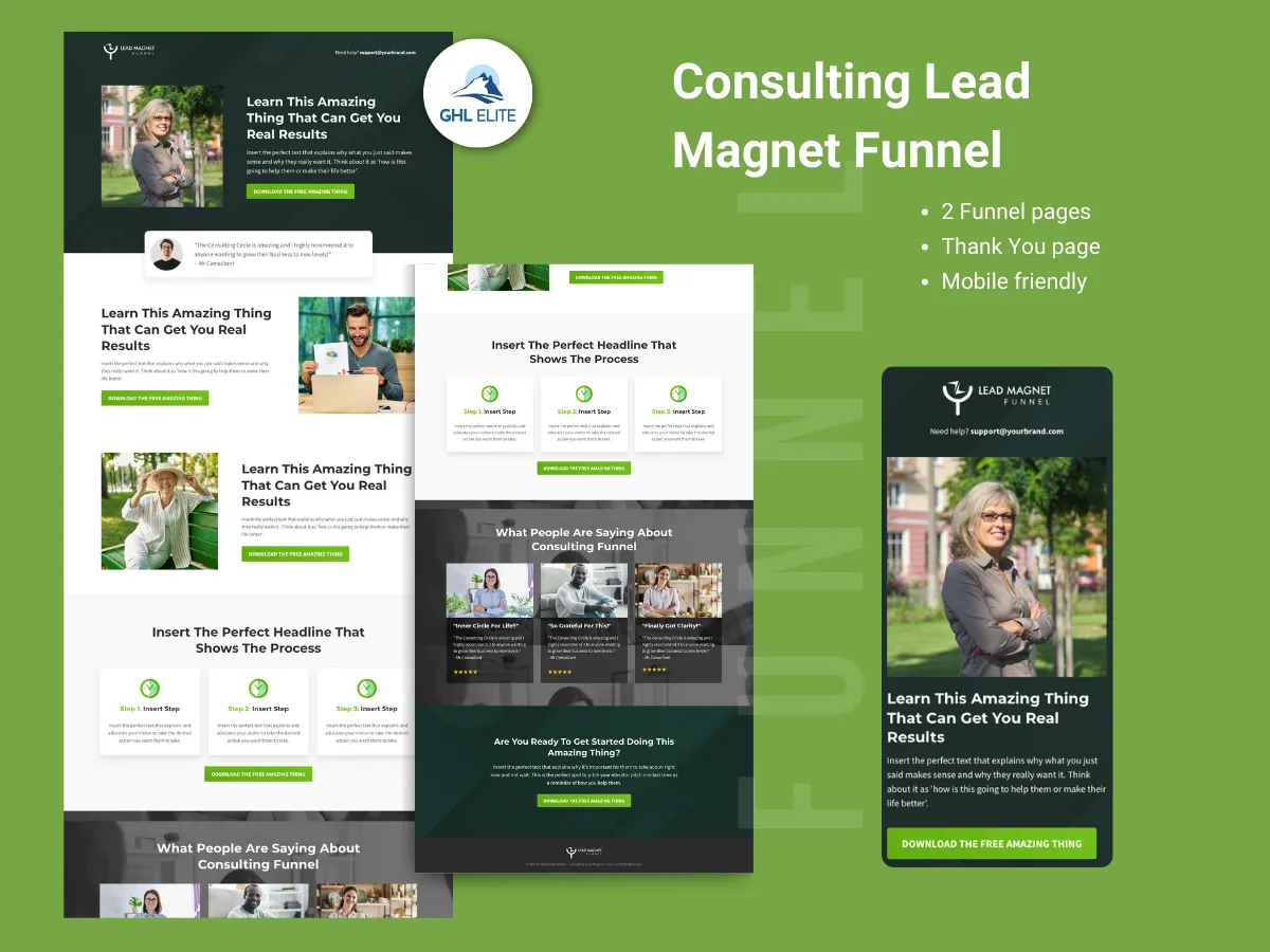 Consulting Lead Magnet Funnel