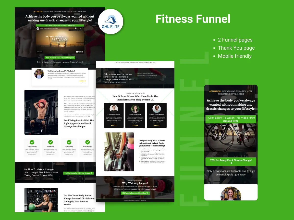 Fitness Funnel