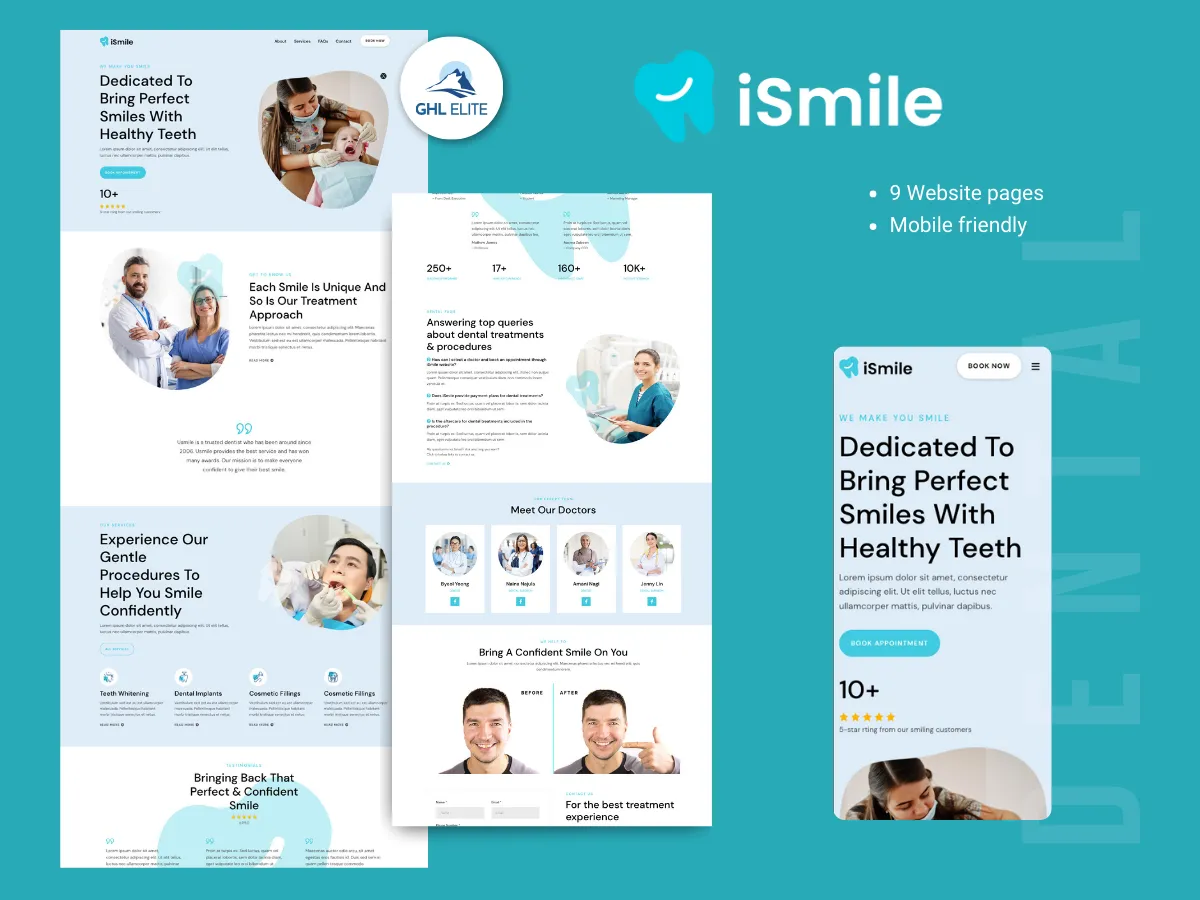 iSmile Dental Clinic Website