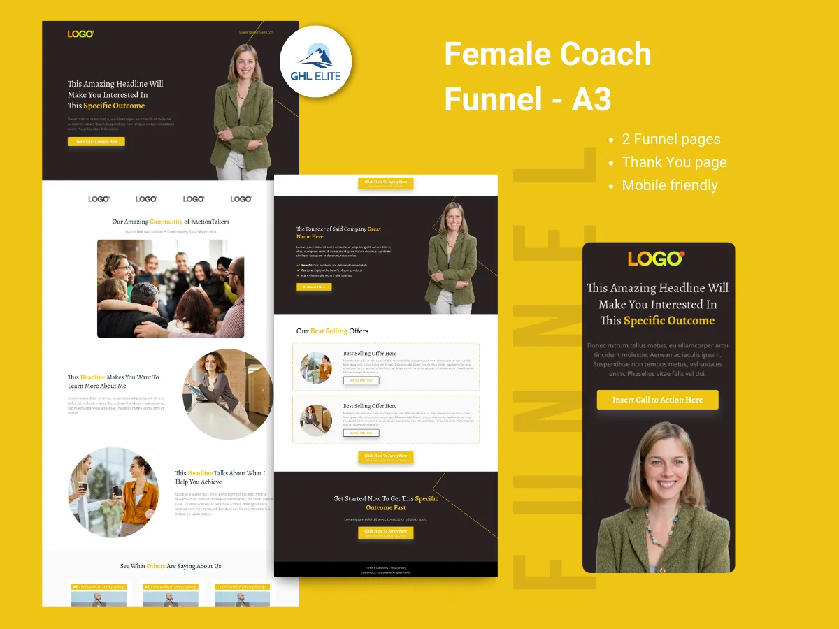 Female Coach Funnel