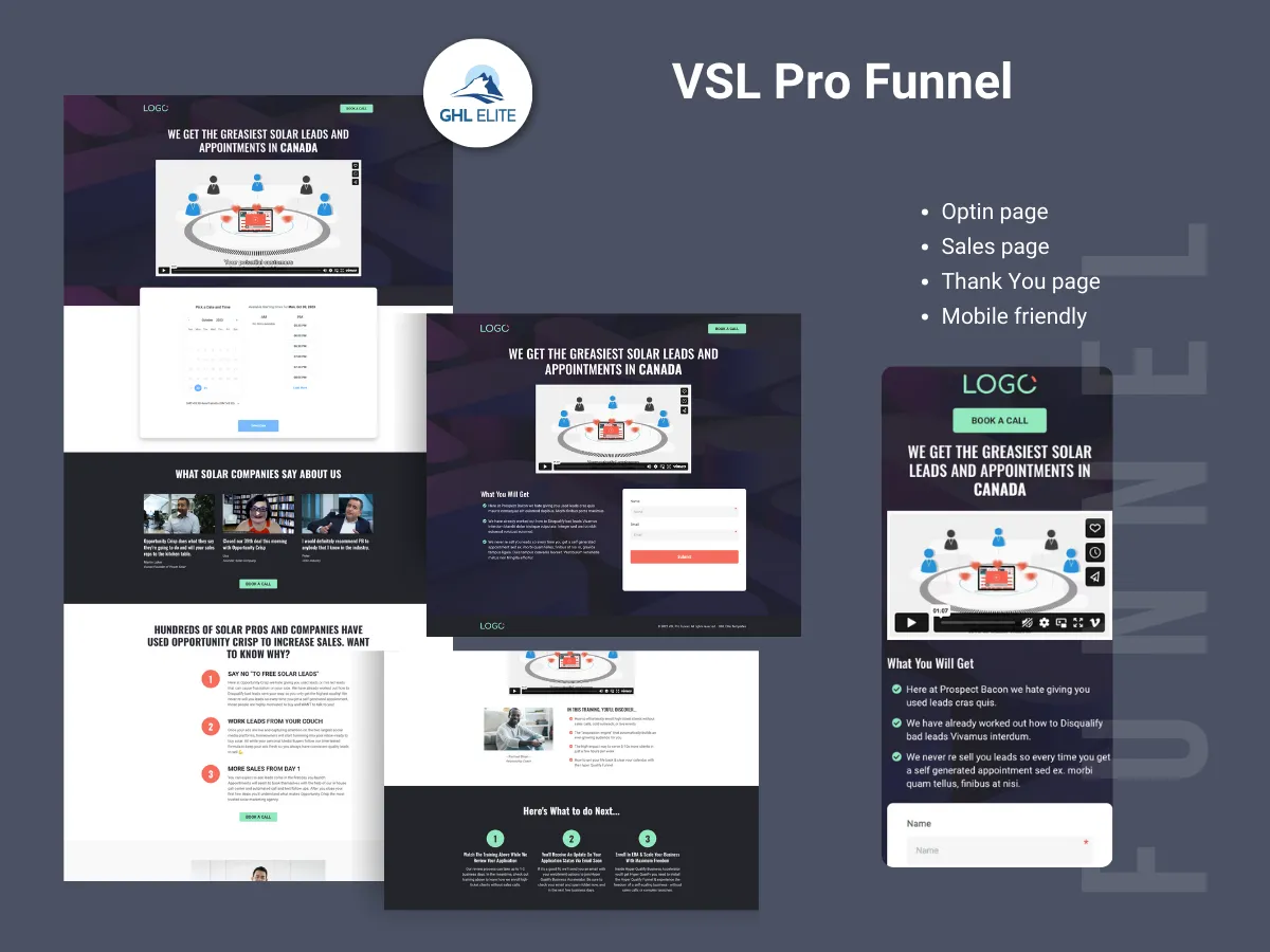 VSL Pro Funnel