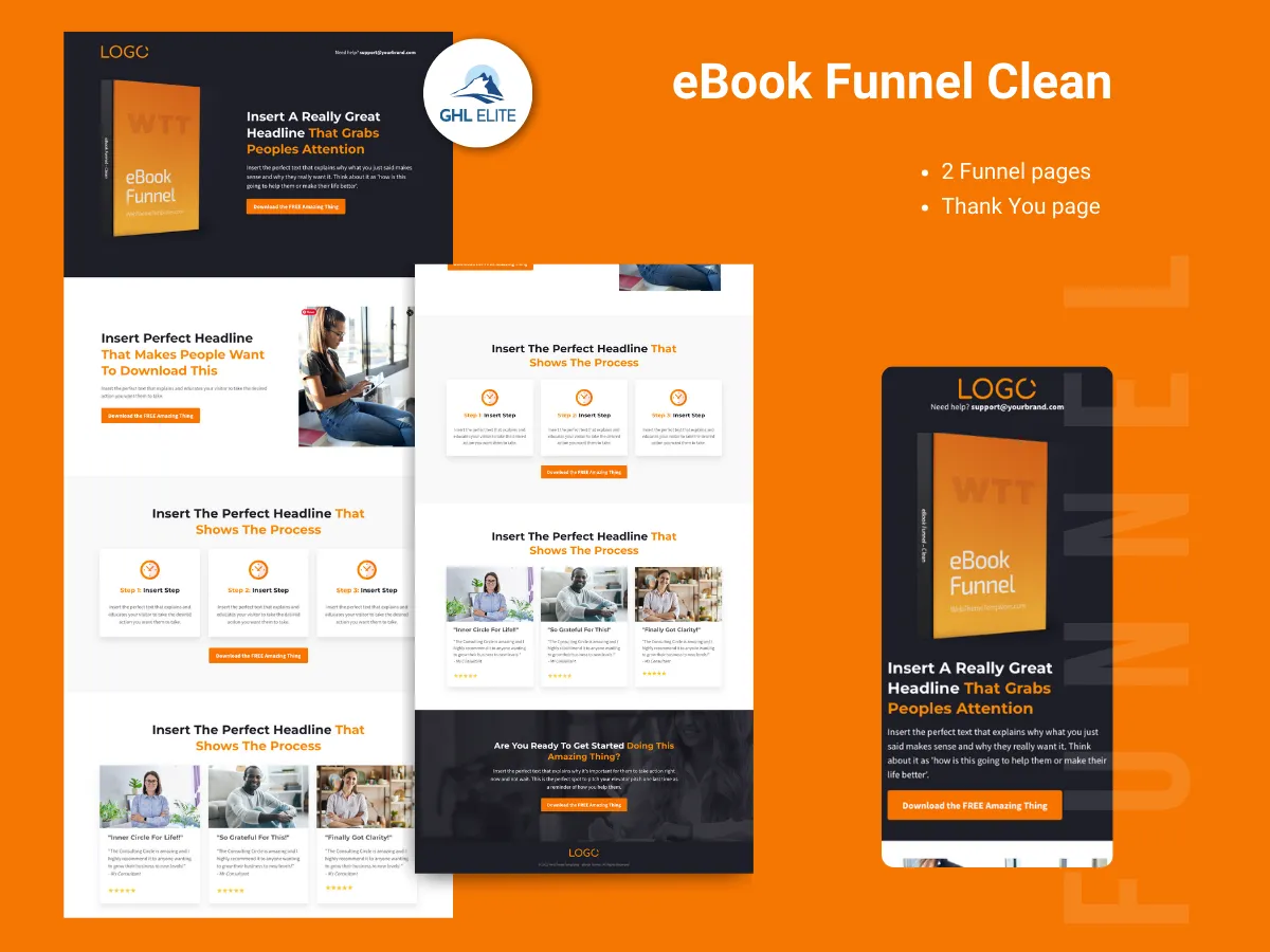 eBook Funnel Clean