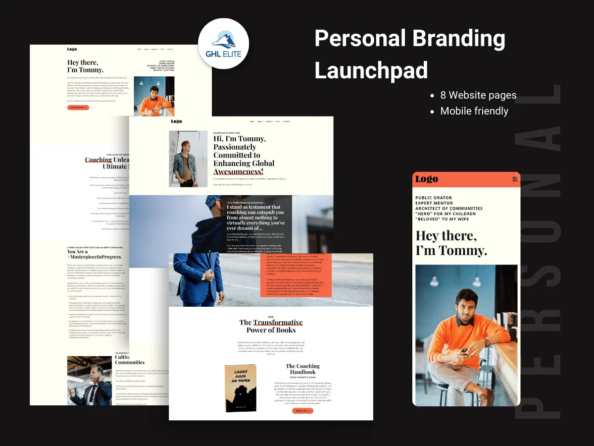 Personal Branding Launchpad Website