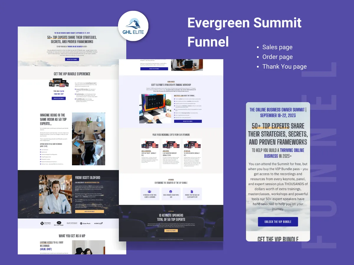 Evergreen Summit Funnel
