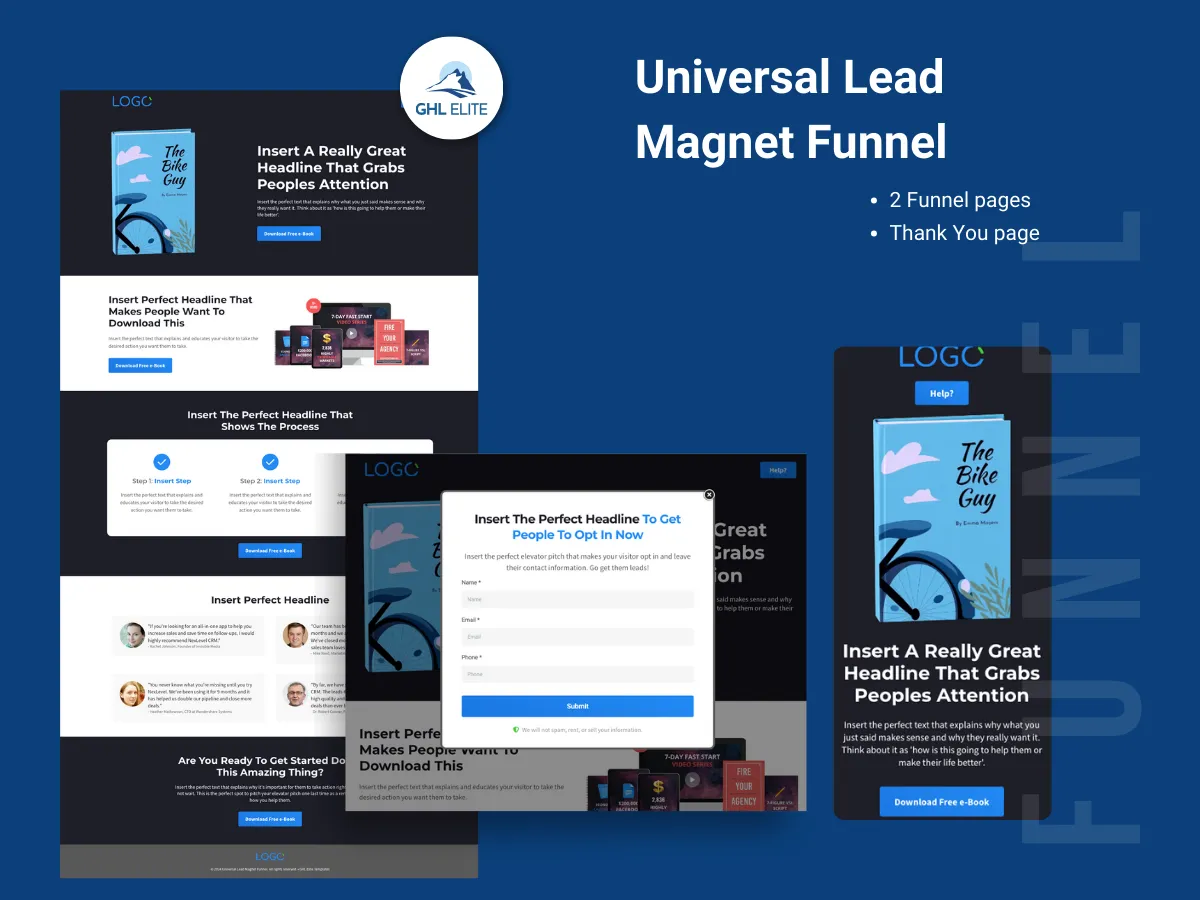 Universal Lead Magnet Funnel