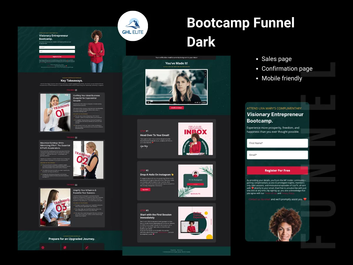 Bootcamp Funnel (Dark)