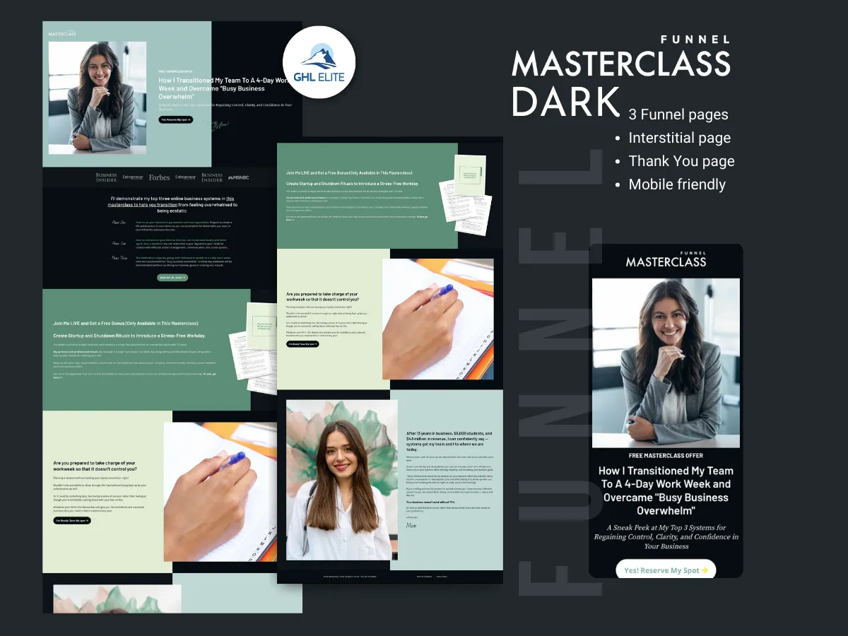 Masterclass Funnel (Dark)
