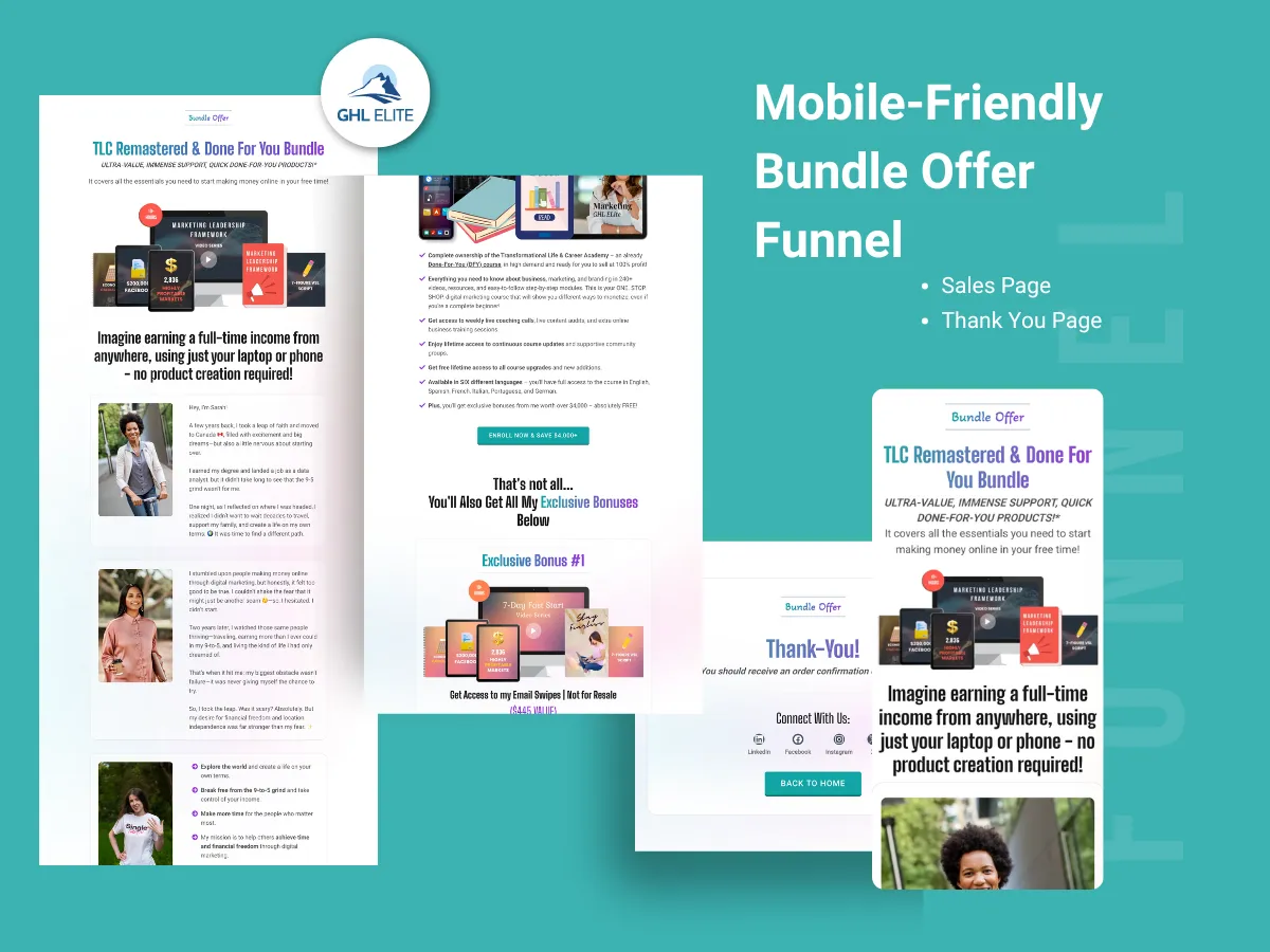 Mobile-Friendly Bundle Offer Funnel