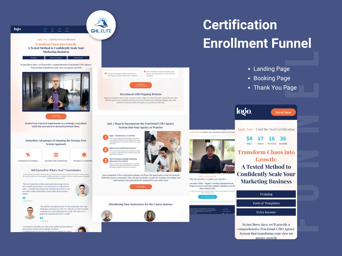 Certification Enrollment Funnel