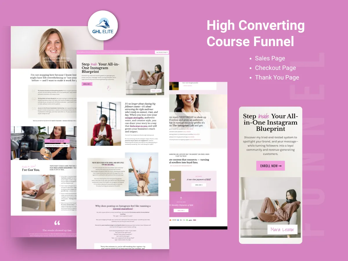 High Converting Course Funnel
