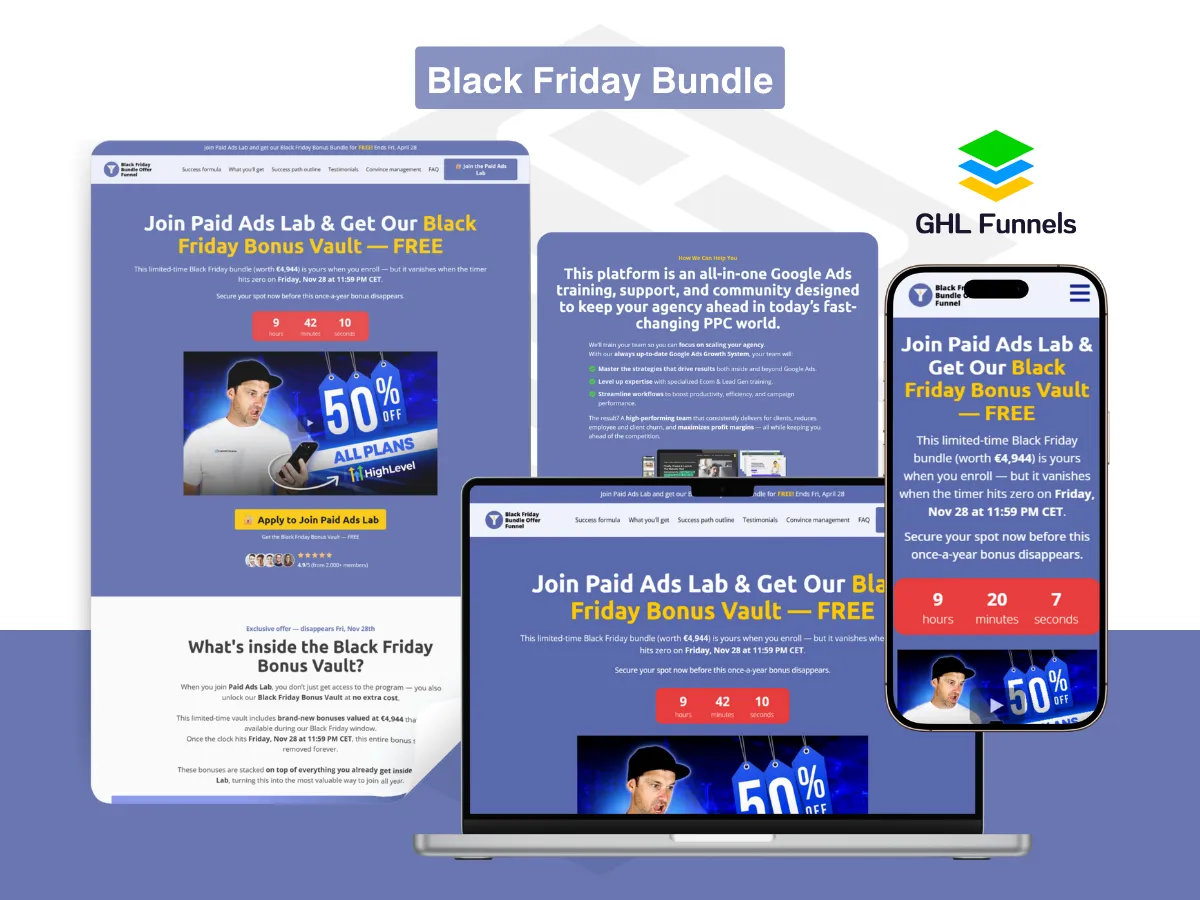 Black Friday Bundle Funnel