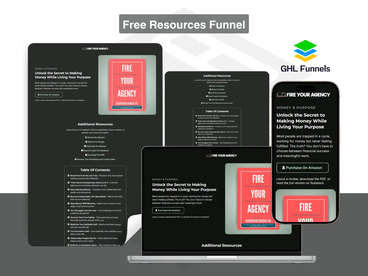 Free Resources Funnel
