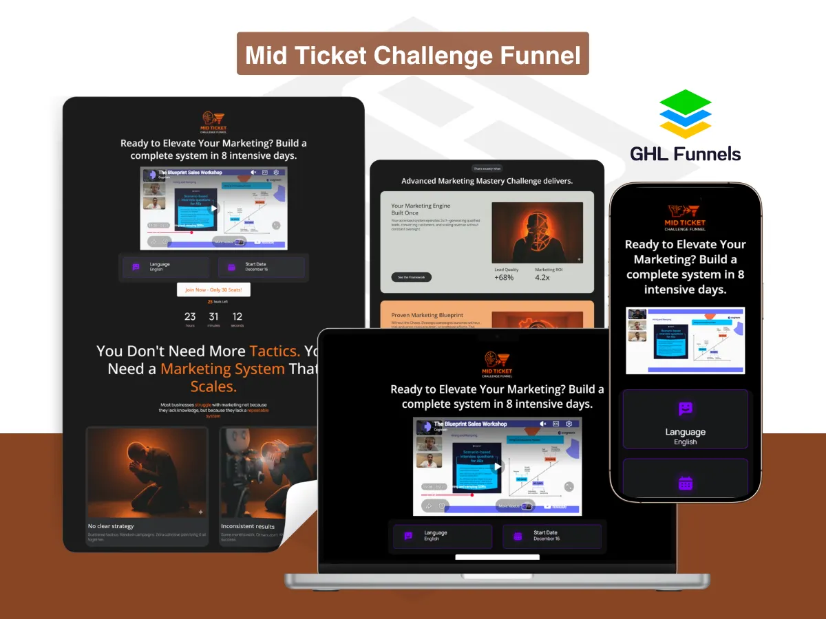 Mid Ticket Challenge Funnel