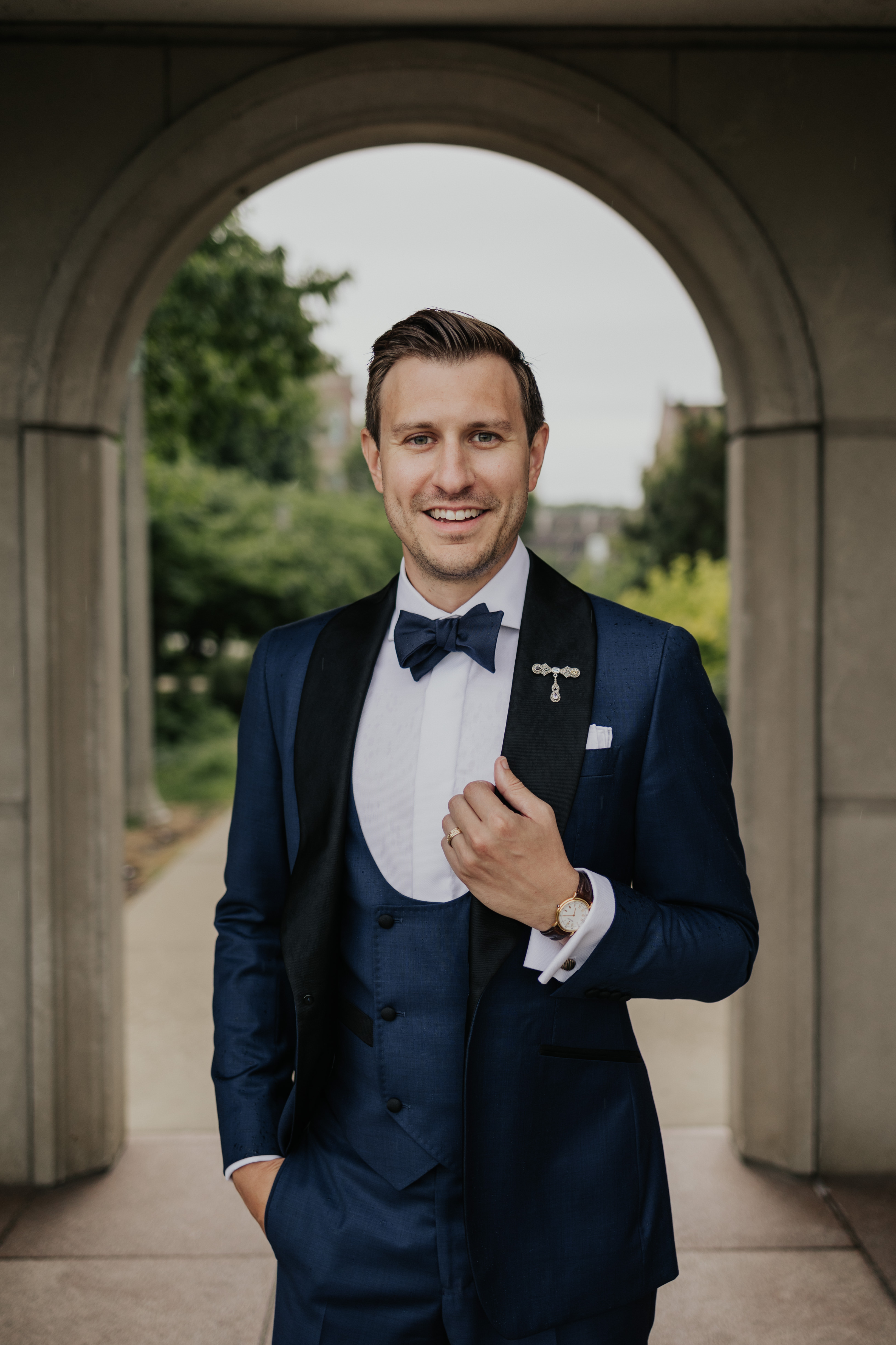Custom wedding tuxedo