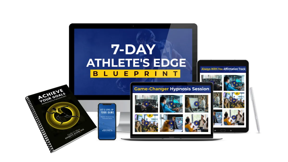 Athlete using mental reset protocol for peak performance