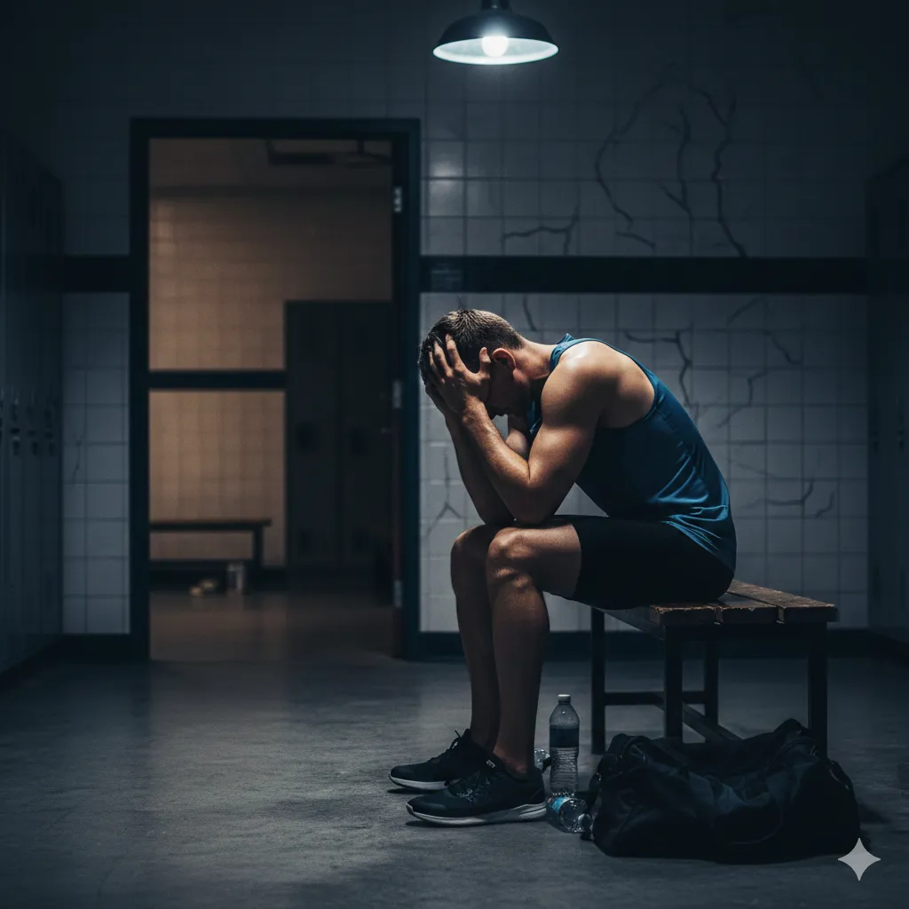Performance anxiety athlete competition overthinking.