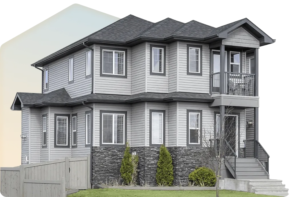 A stylized image of one of New Beginnings Investment Corp's residential rental properties.