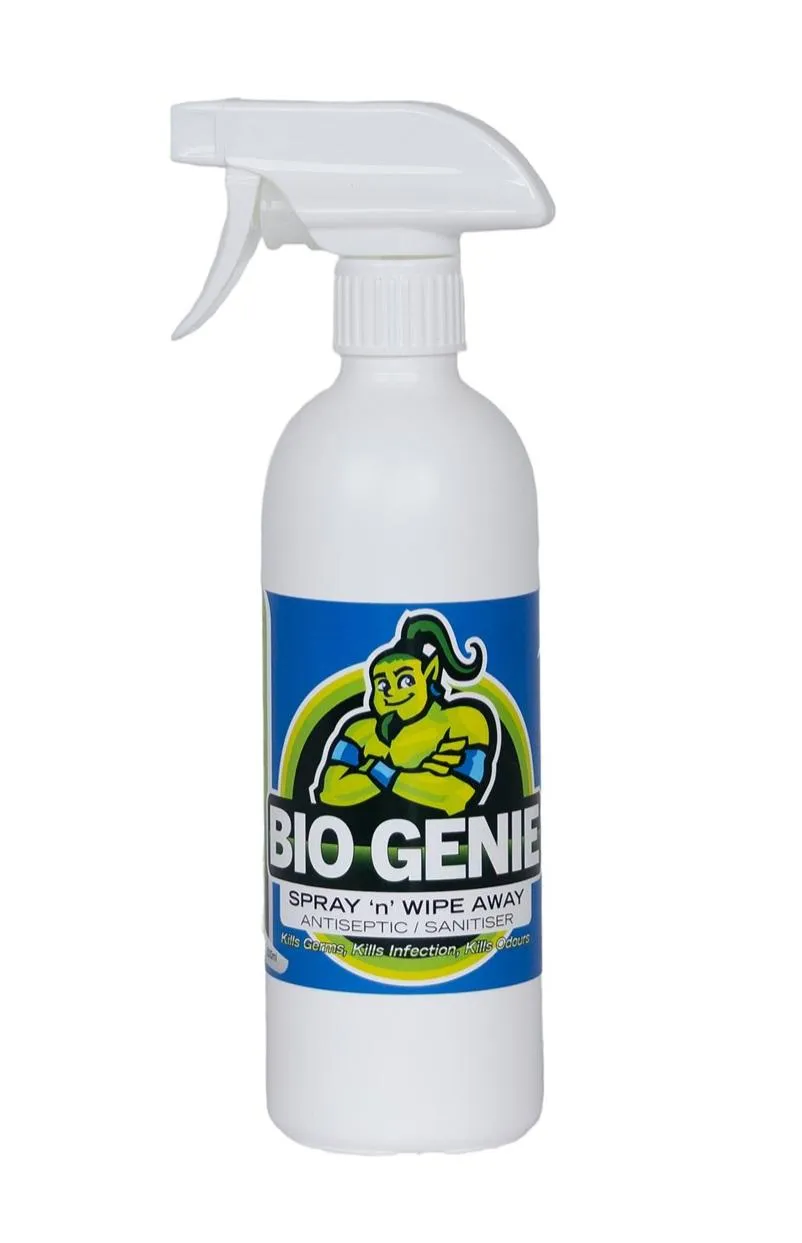 Bio Genie eco-friendly sanitiser and disinfectant bottle New Zealand