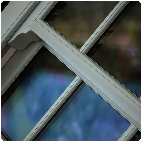 Slim heritage sightlines on traditional sliding sash windows designed for conservation area homes