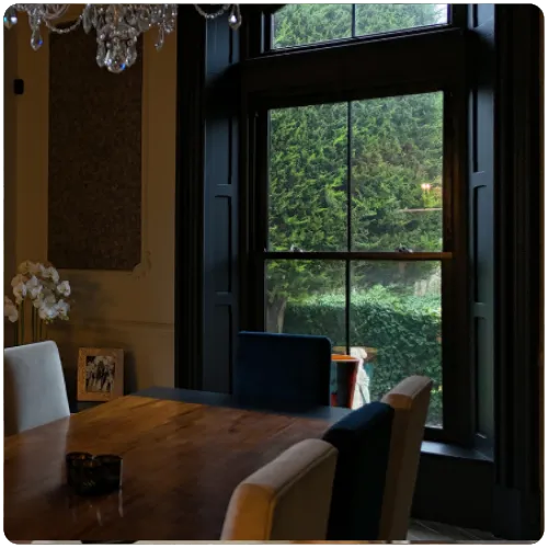 Georgian bar detailing on heritage sash windows for listed buildings and character homes
