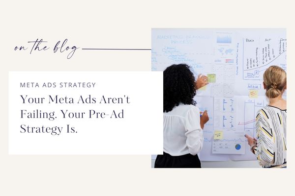 Women planning paid traffic strategy at a desk