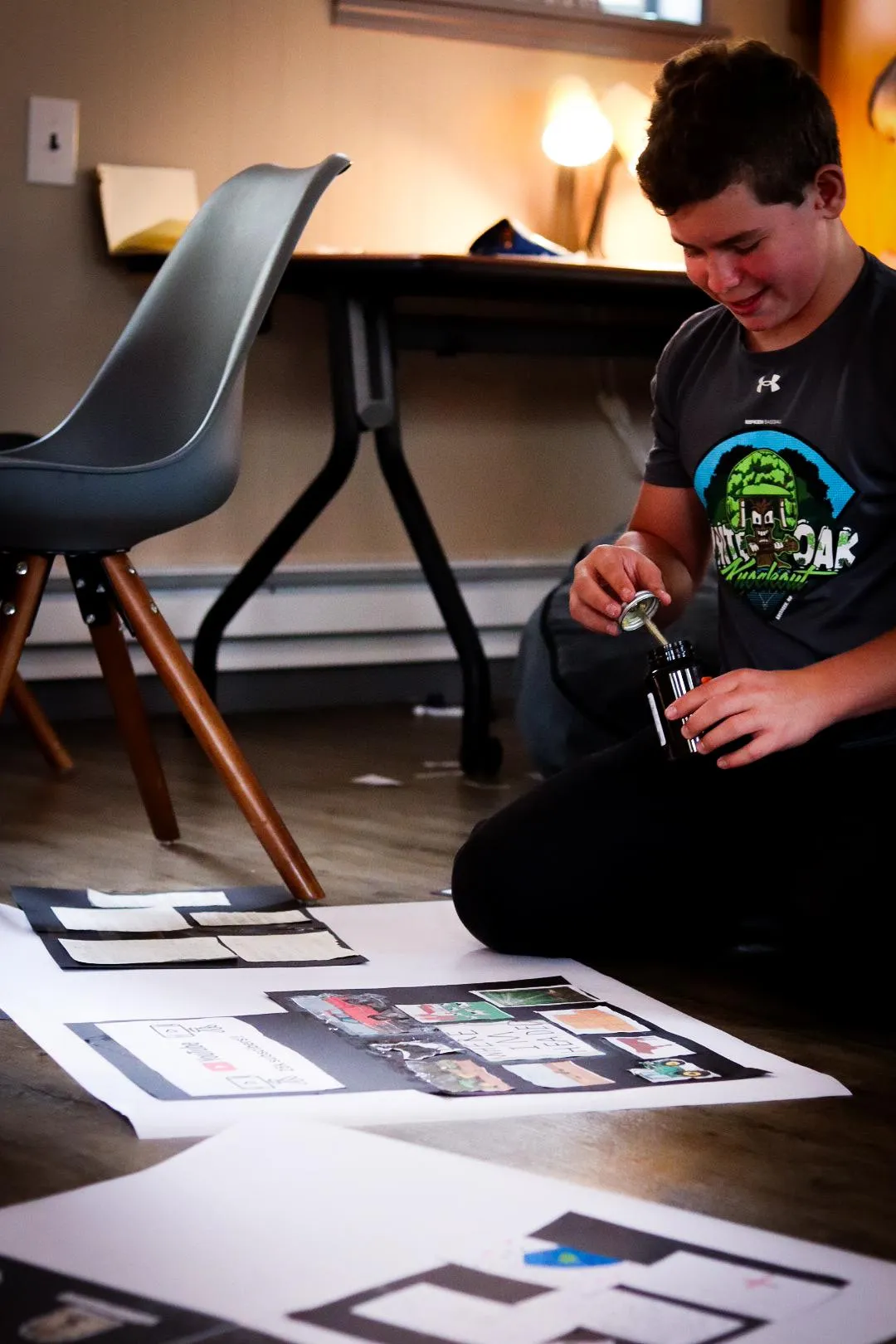 Students engaging in a hands-on project