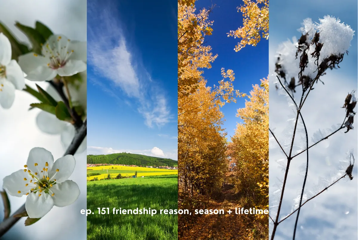 Friendship reason, season + lifetime · ep. 151