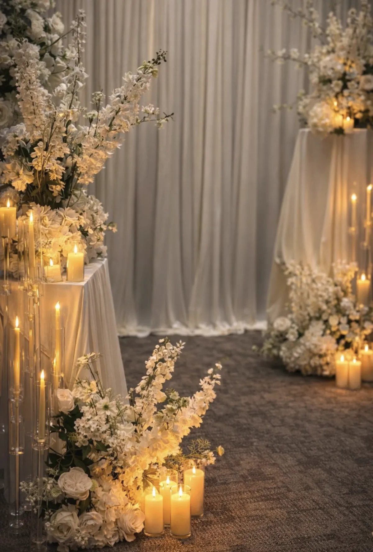 Editorial style shot of a bride and groom at their destination wedding