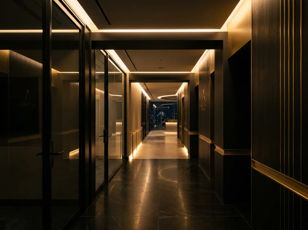 white robot near brown wall