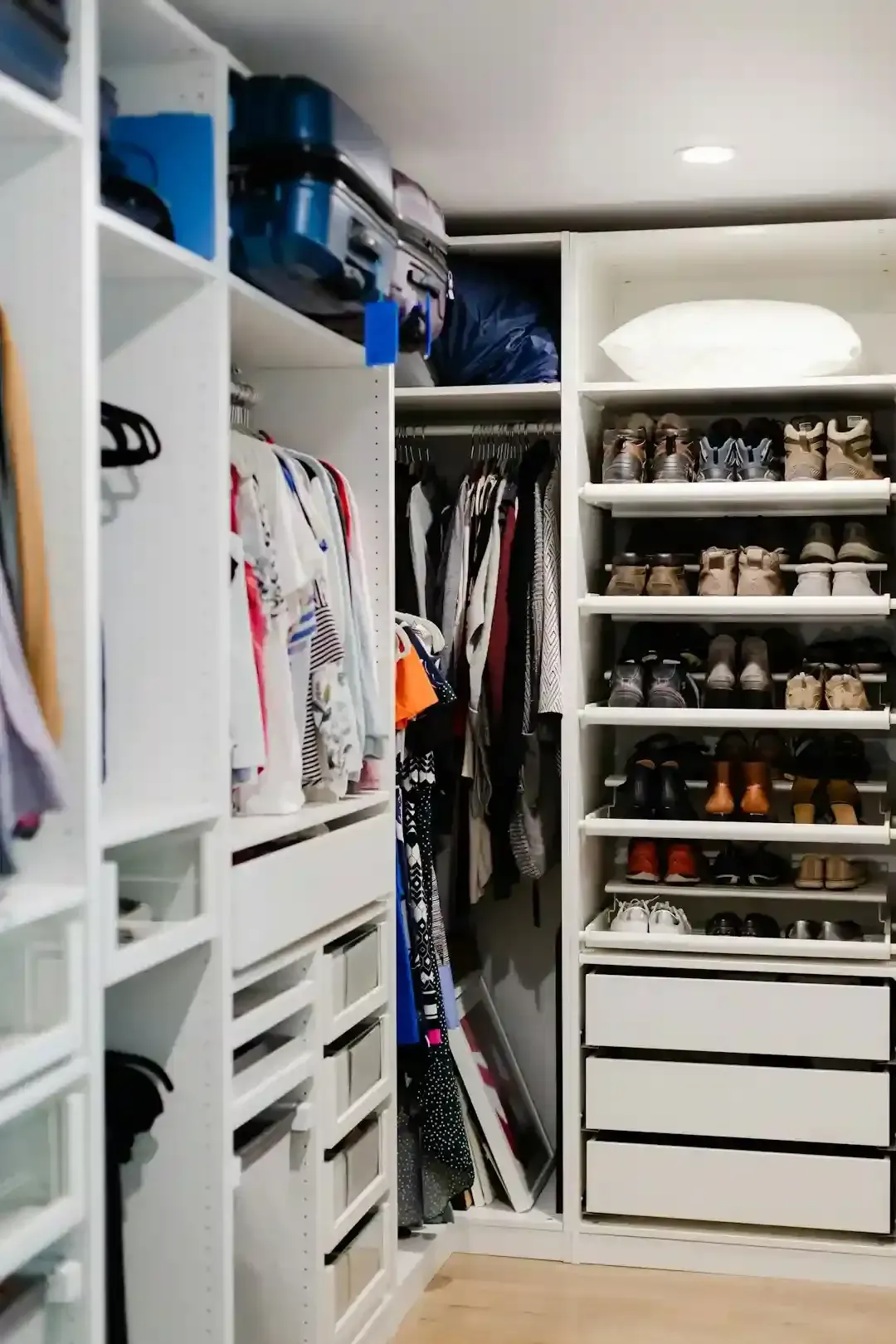 Closet Shelving Improved Organization
