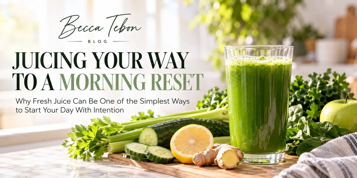 JUICING YOUR WAY TO A MORNING RESET