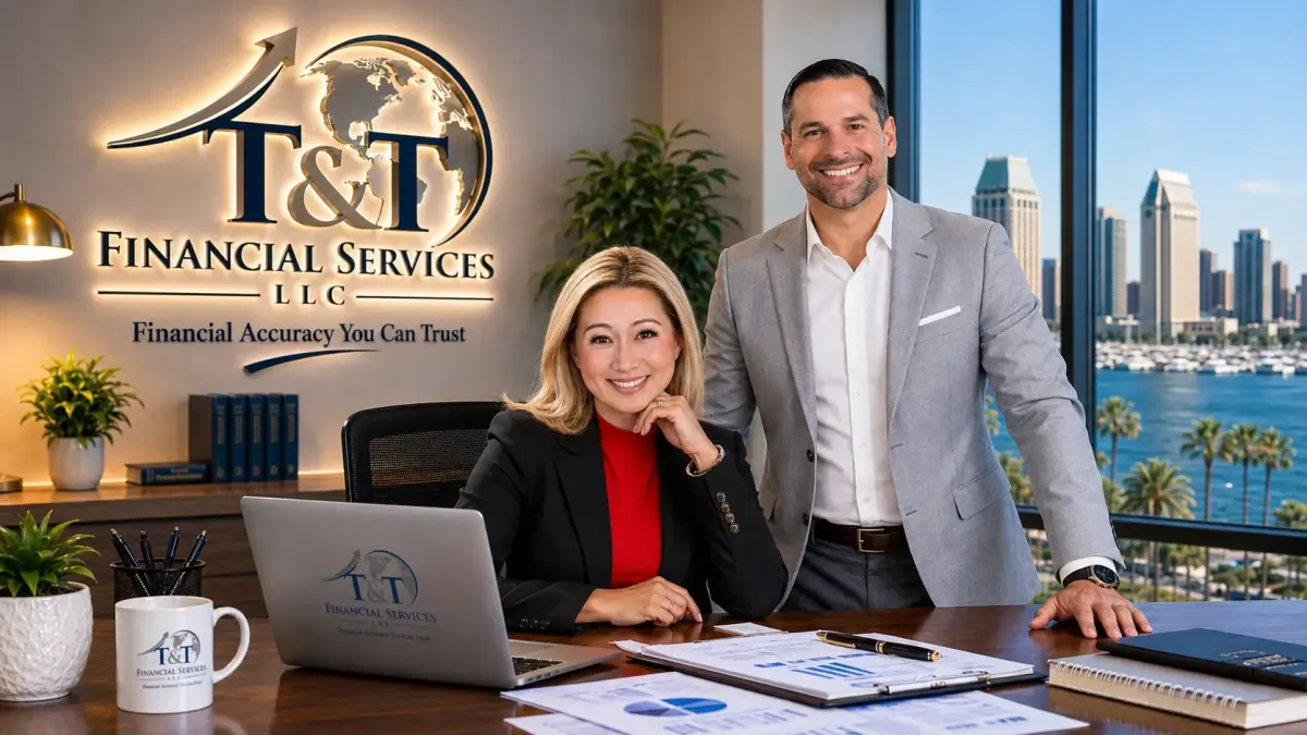 Professional photo of the business owners