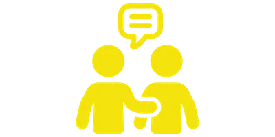 Insignia de comunicación y asesoría