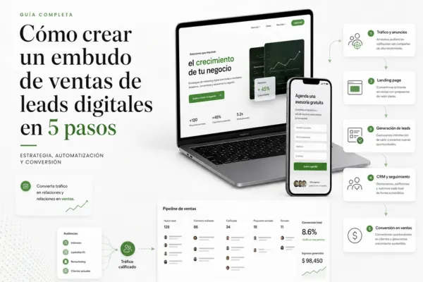 Cómo Crear un Embudo de Ventas Digital en 5 Pasos